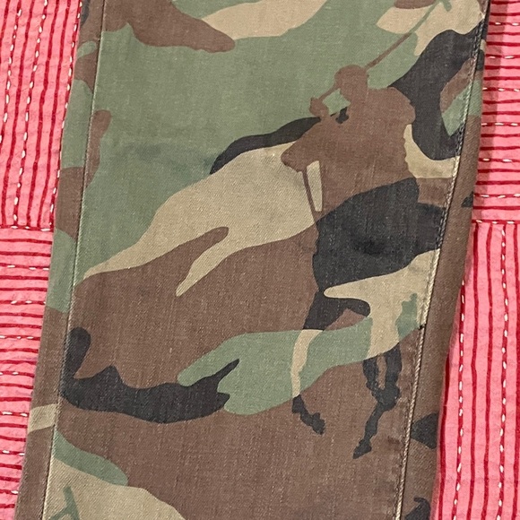 Ralph Lauren Girls size 8 W24L23.5 rise 9” Camouflage Pants - Picture 16 of 16